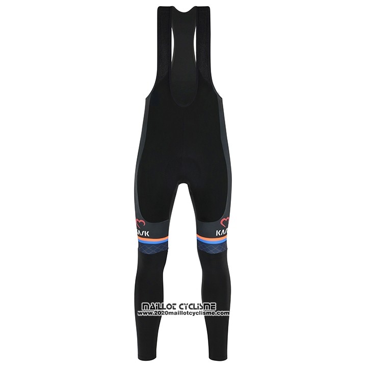 2018 Maillot Ciclismo DE Rose Noir Manches Longues et Cuissard